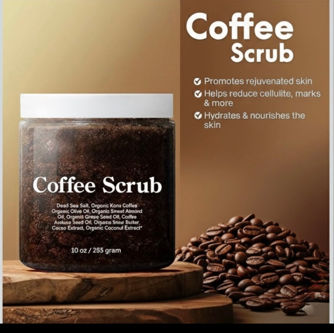 GLOW BEAUTY ARABICA COFFEE SCRUB